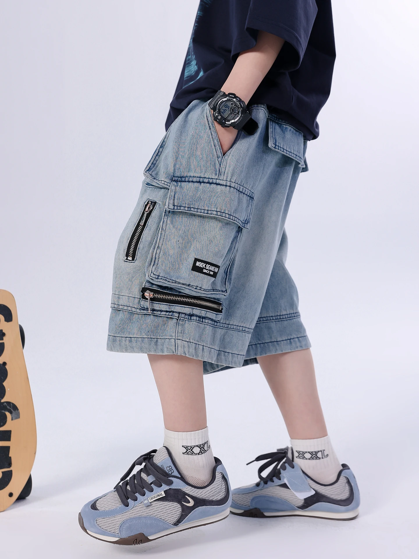 nuovi-pantaloncini-estivi-casual-alla-moda-a-cinque-punti-per-ragazzi-in-denim-vestibilita-comoda-vita-media-con-elastico-abbigliamento-per-bambini