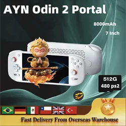 AYN Odin 2 Portal Handheld Game Console 7 Inch 120HZ Screen Android13 8000mAh 8Gen2 Open Source Portable Console PSP PS2 Gifts