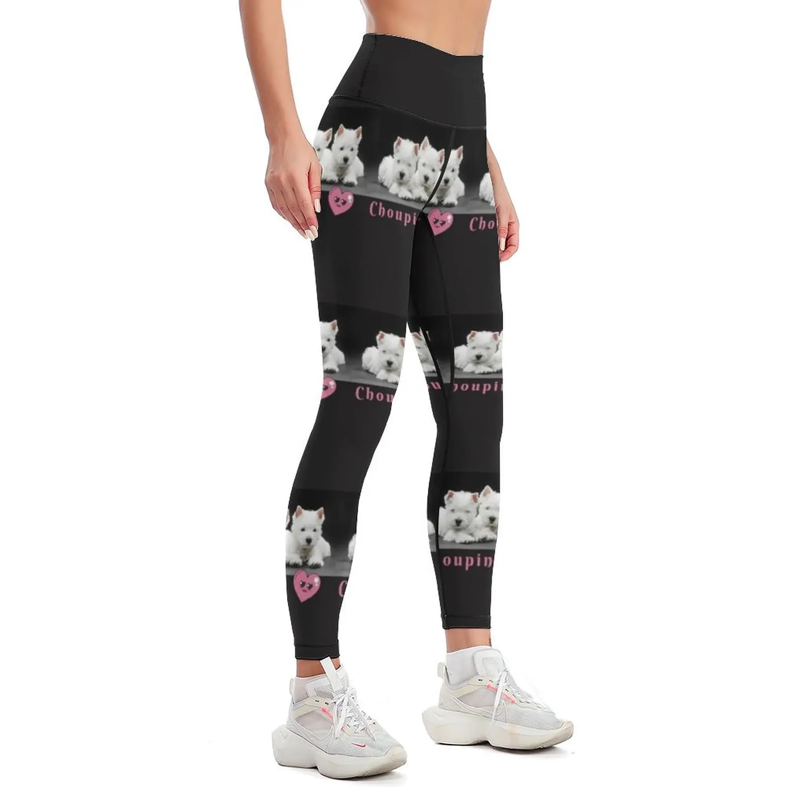 Choupinet Westies! Leggings Women's sports pants workout shorts Womens Leggings