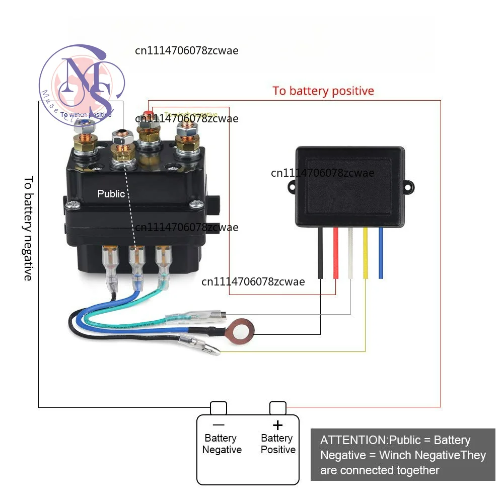Built-in Battery Wireless Electric Anchor Winch Control System, Marine Boat Accessories