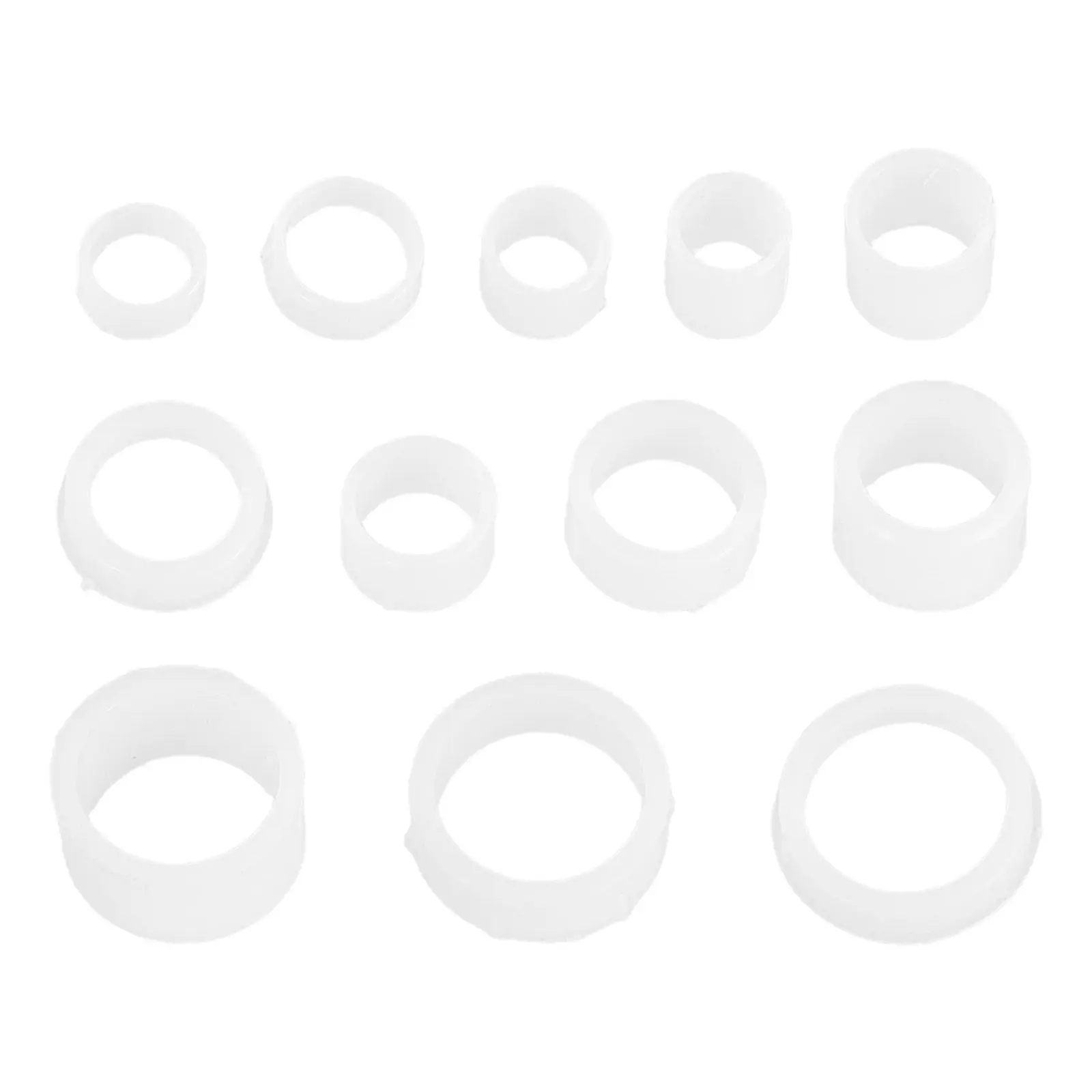 12Pcs Grinding Wheel Reducing Adapter Bushings for Bench Grinders Plastic Universal 10 12 16 20Mm Holes Stable Performance