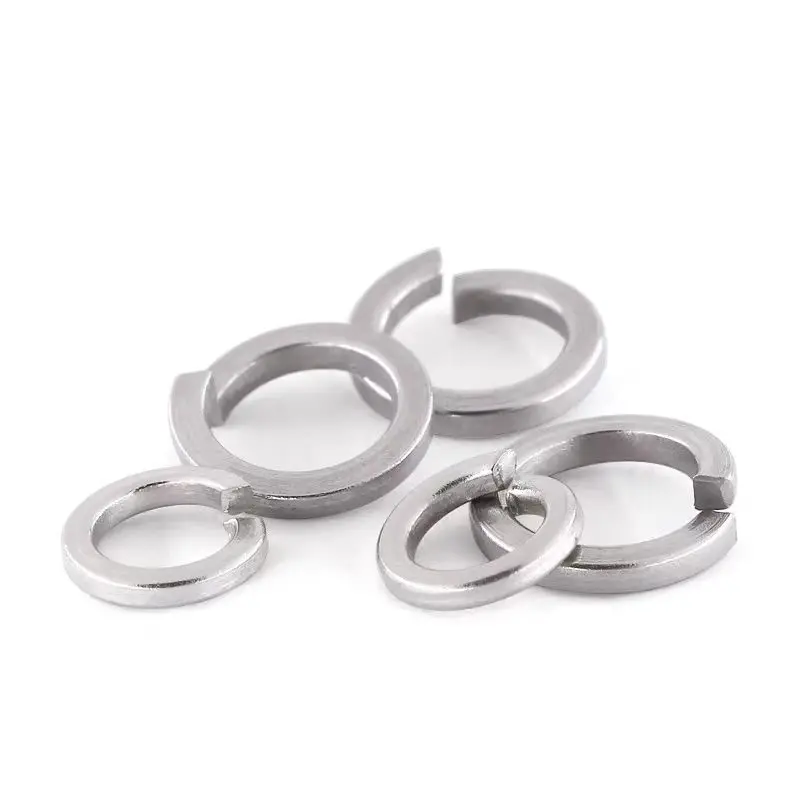 Sus316 Spring Washer Stainless Steel Open Spring Washer Flat Washer Elastic Gasket M2M3M4M5M6M8M33