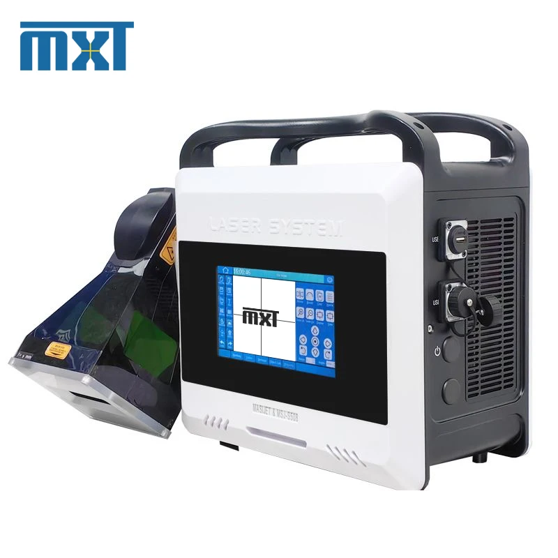 Factory Direct Sales Portable Handheld Fiber Optic Marking Machine Suitable For Industrial Coding Marking Machine