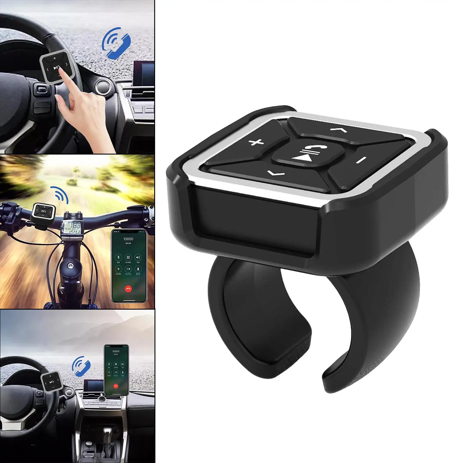 

Bluetooth Multi-Media Remote Control for Car Steering Wheel, Wireless Universal