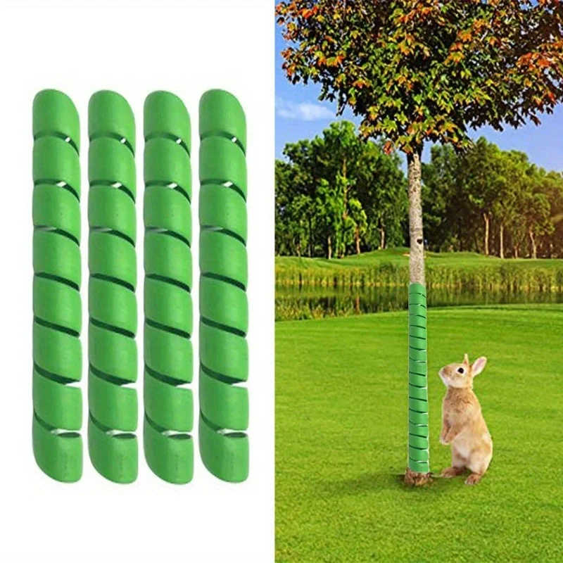 5pcs New Plant Trunk Protector, Insect Proof, Squirrel Proof, Mouse Gnawing, Plastic Material Tree Cover, Gardening Tool