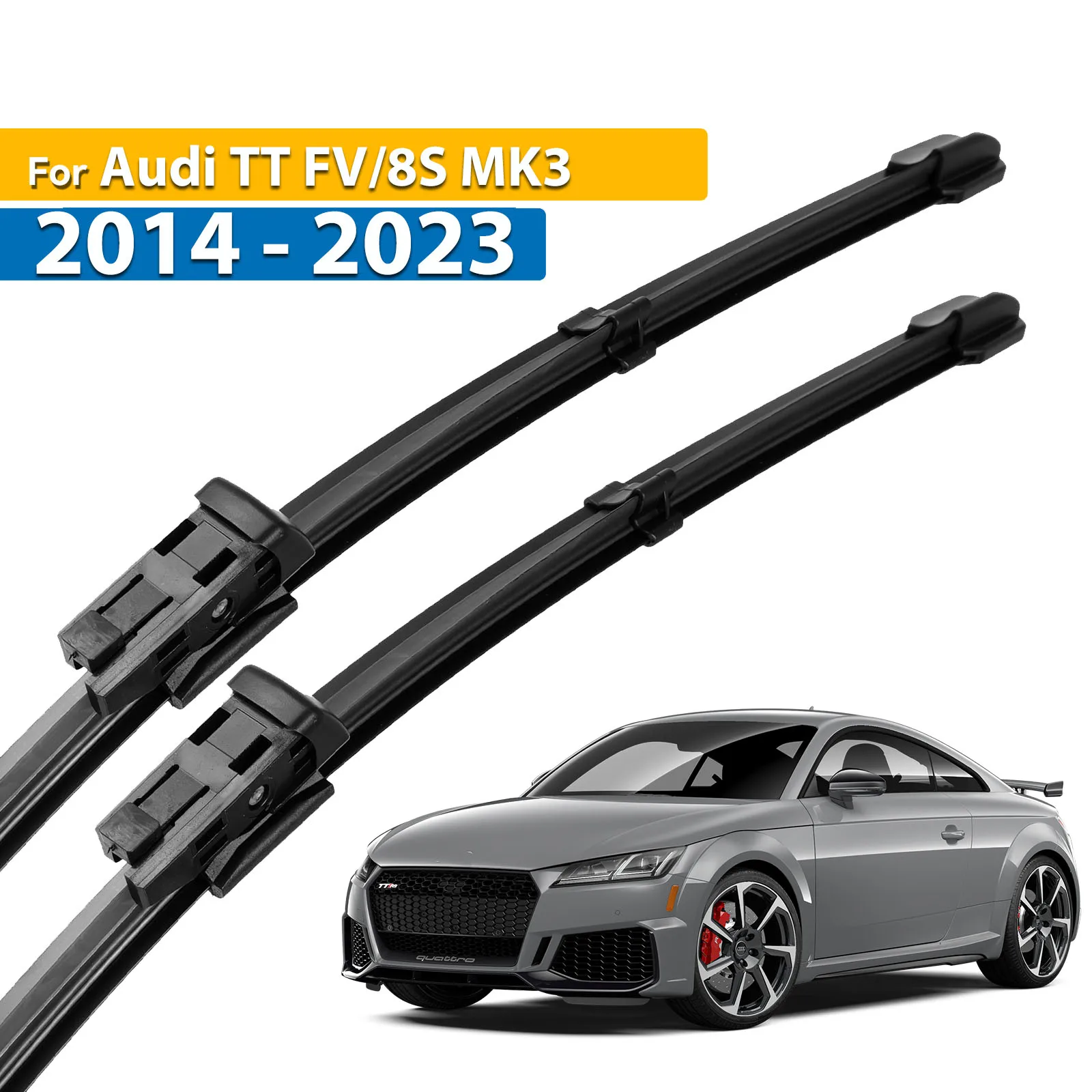 Erick's Wiper LHD Front Wiper Blades For Audi TT MK3 2014 - 2023 Windshield Windscreen Clean Window Car Rain Brushes 24"+21"