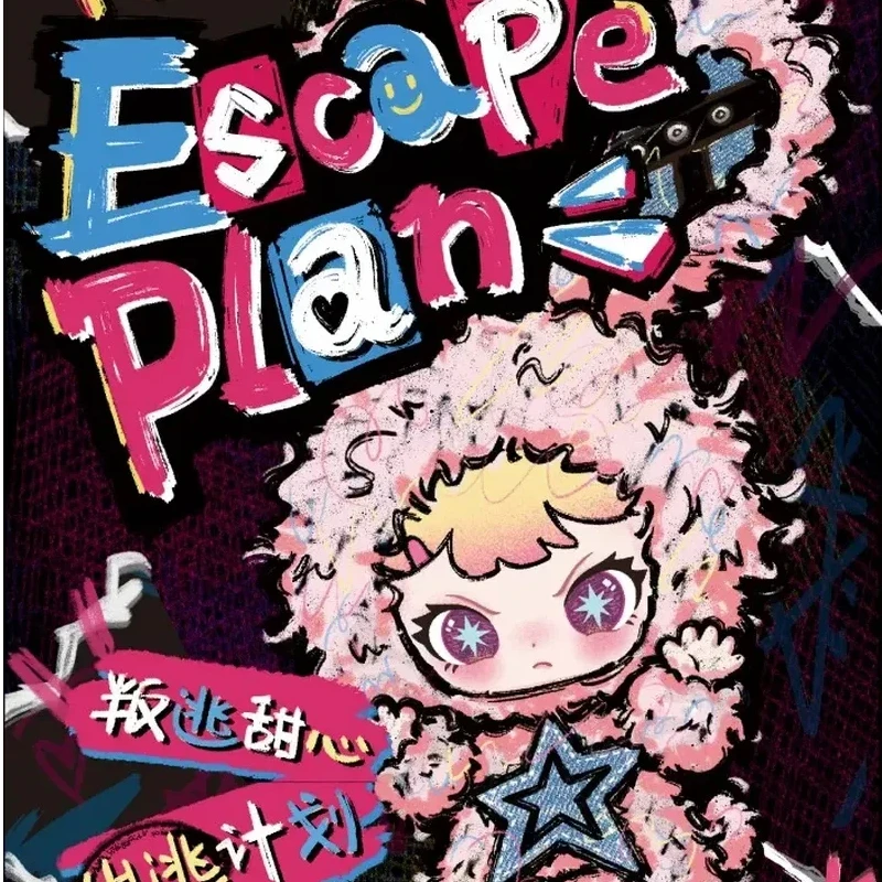 

Baby Three Rebaby Sweetheart - Escape Plan Vinyl Plush Pendant Blind Box Doll Keychain Trend Toy Mystery Box Desktop Decor Gift