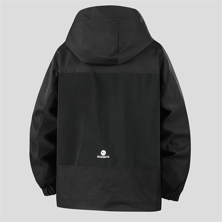 10XL Plus Size Cargo Jacket Men Spring Autumn Jacket Coat Fashion Casual Hooded Jackets Male Big Size Outerwear