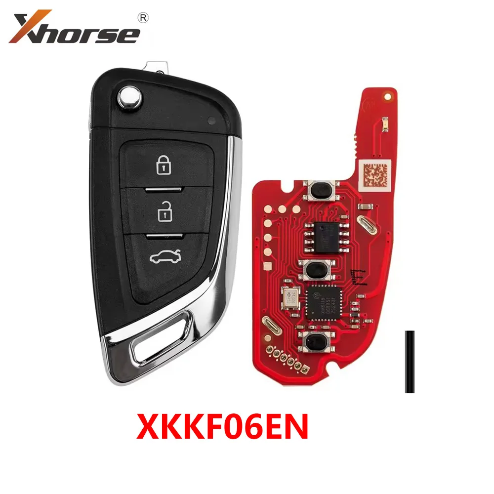 

XHORSE XKKF06EN Универсальный дистанционный ключ в стиле ножа с 3 кнопками 1/5 шт./лот