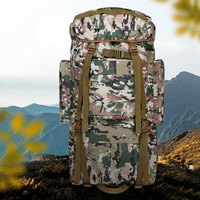 100L Camouflage Backpack Outdoor Hiking Rucksack Waterproof Tactical Travel Bag Wear-resistent AVA212