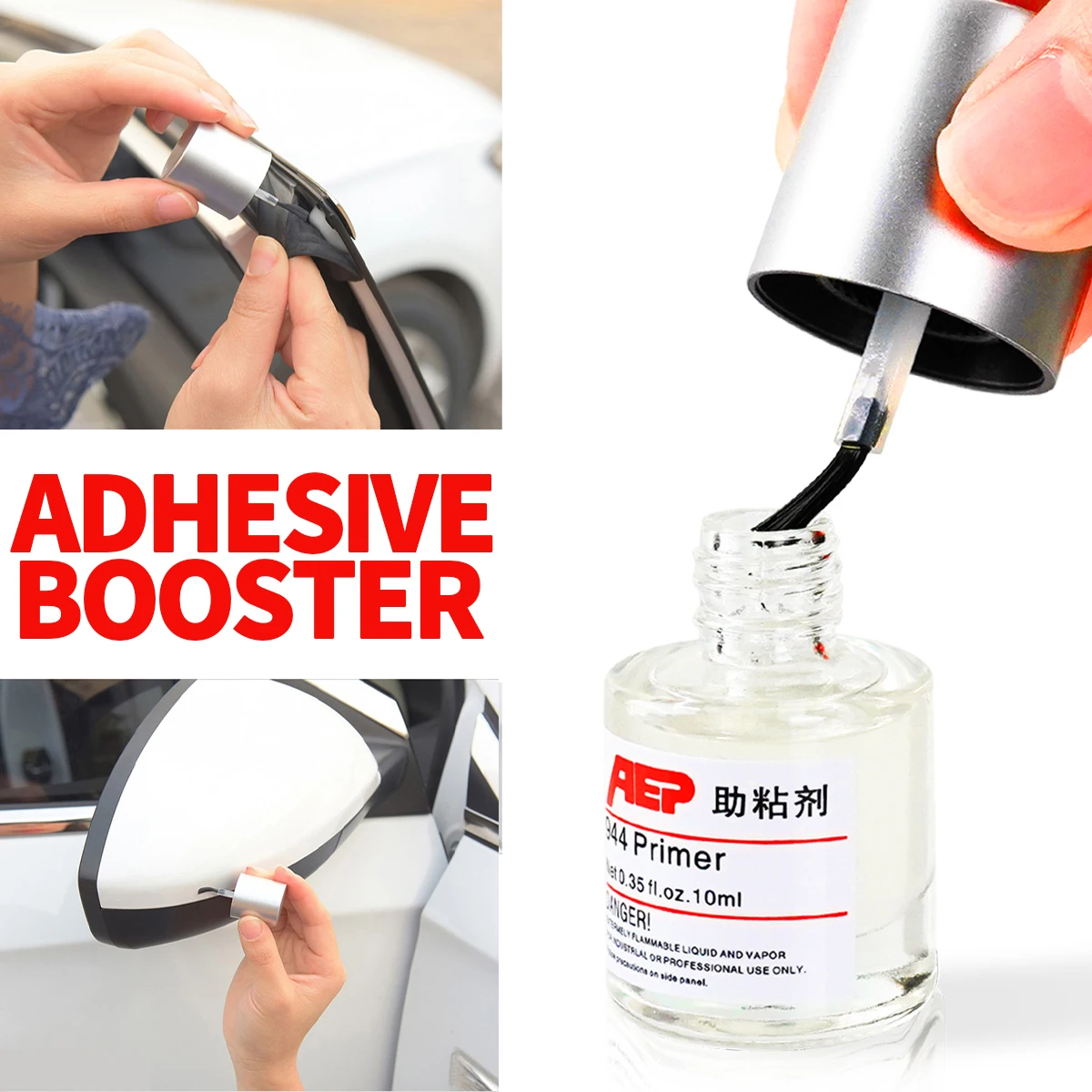 Strong 944 Primer Adhesive Adhesion Promoter Super Bonder 10ml Glue Acrylic Foam Double Sided Tape For Car Home Accessories