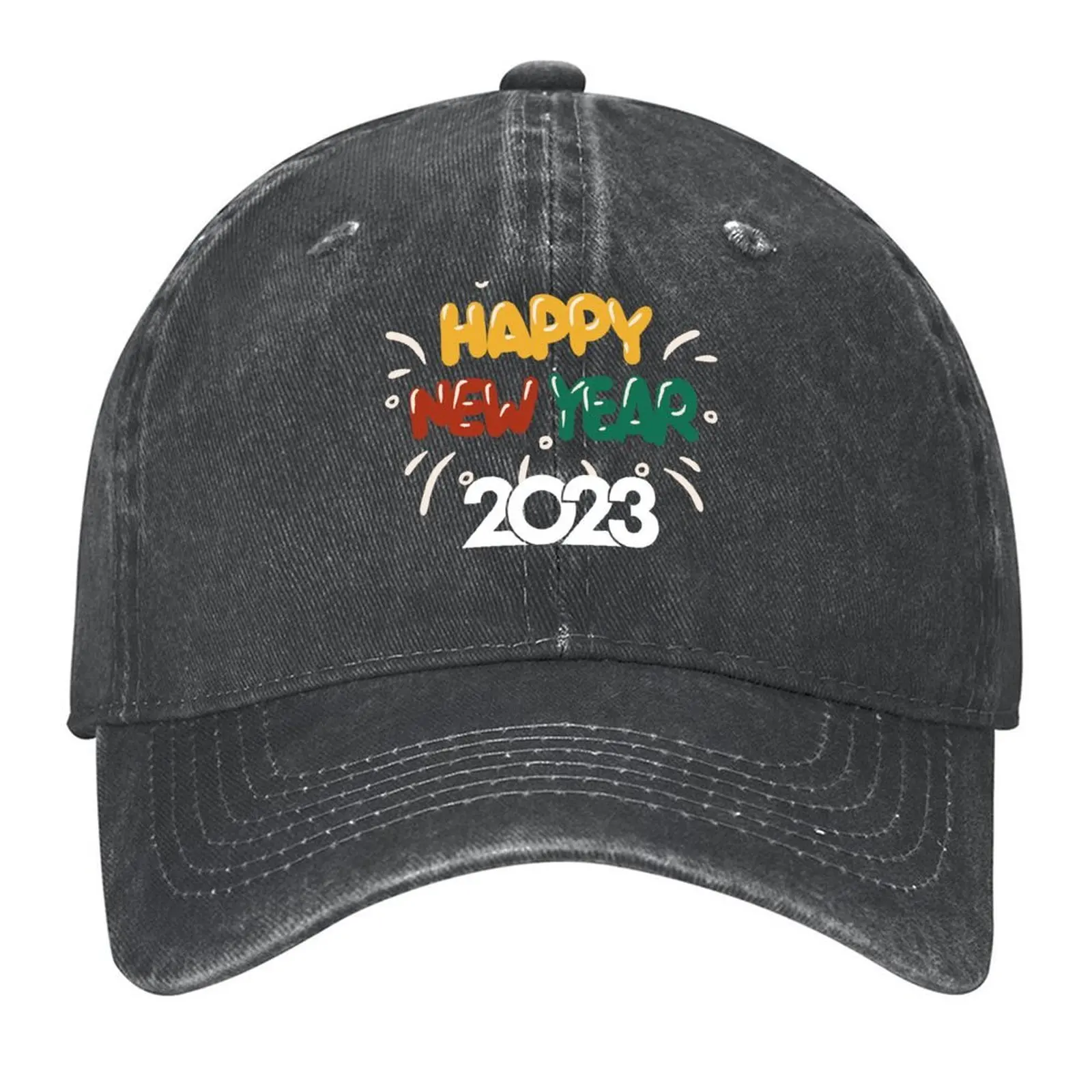 

Happy New Year 2023 Gift Ideas Essential T-Shirt Baseball Cap Golf Hat Trucker Cap Christmas Hat Boy Child Women's