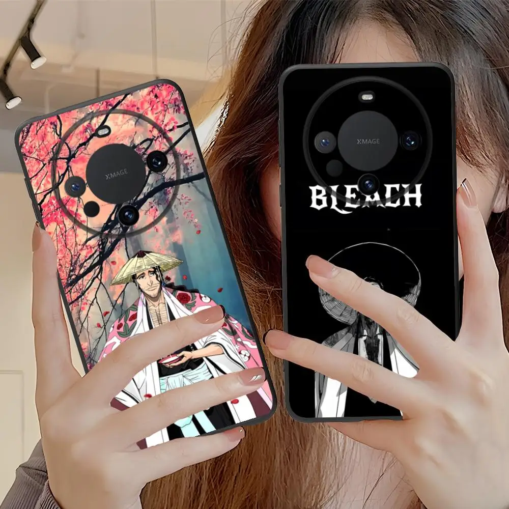 Funda de teléfono Bleach Kyouraku Shunsui para Huawei Mate 60 50 40 30 20 10 Pro Plus Lite E 5G Color funda protectora de lujo bonita