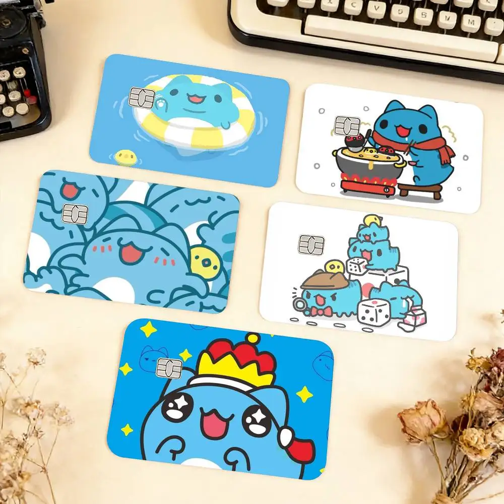 

Anime B-Bugcat CapooS Waterproof Film Skin Cover Credit Card Stickers Debit Front Bank Bus Pass