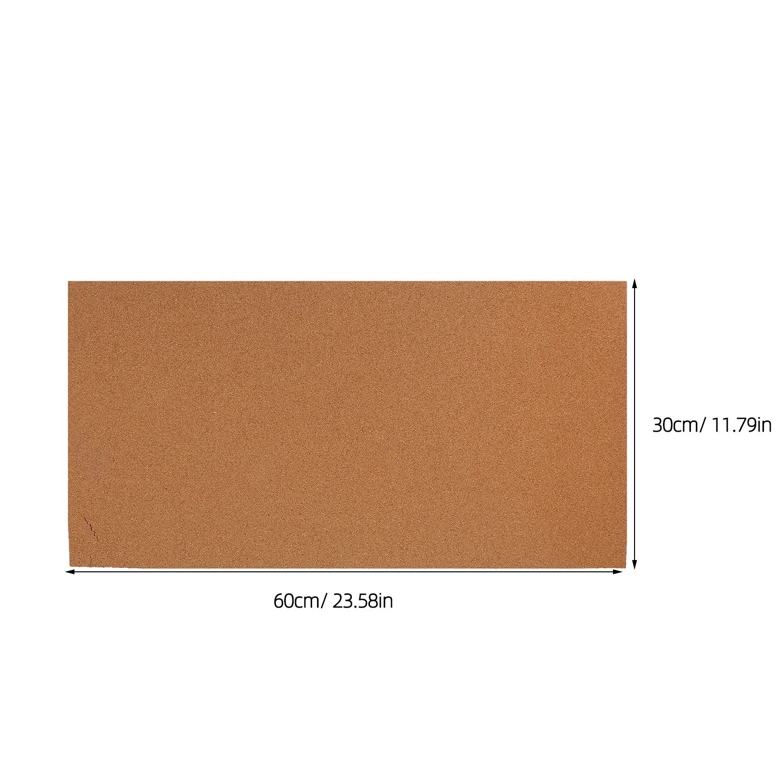 2 Rolls Self-Adhesive Cork Board Roll 0.12 Inch Thick 23.6x11.8 Inch Cuttable Wall Bulletin Board for Office Home School Craft