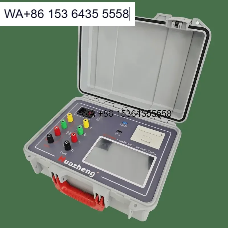 Wmwmnu for TTR Meter IEC60076 CT PT Ratio Polarity Automatic Touch Screen Portable Equipment Three Phase Transformer Turns