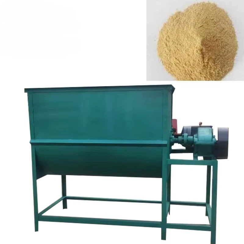 Commercial Mobile Small Horizontal Feed Mixer Feed Wheat Corn Flour Animal Pig Dairy Cow Feed Mixer