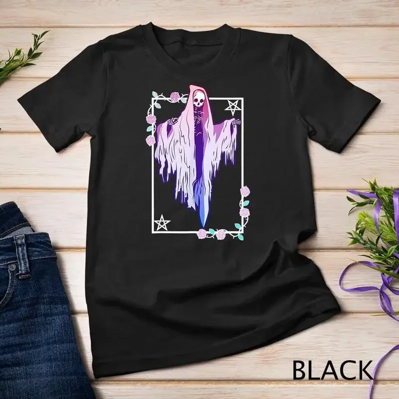 Pastel Goth Ghost Tarot Style T Shirt Unisex T shirt