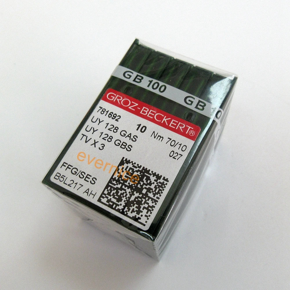 

100 шт. игл Groz-Beckert UY128Gas UYX128Gas TVX3 для Juki, Brother, Pegasus, Yamato+