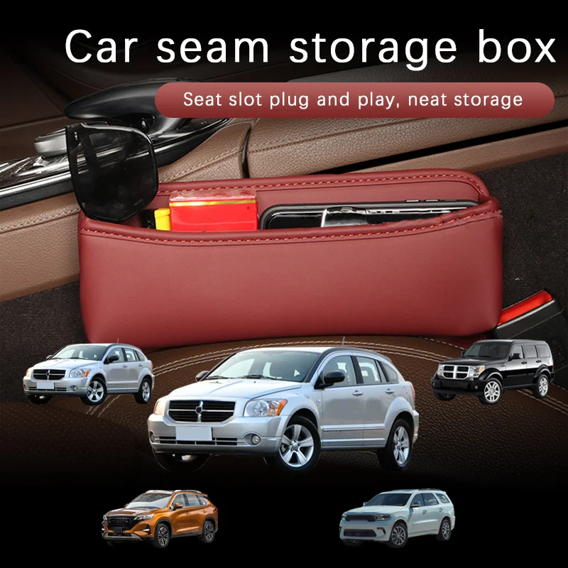 Car Seat Gap Organizer Multifunctional Console Filler Storage Car Interior Storage Bag For Dodge RAM Nitro SRT Durango