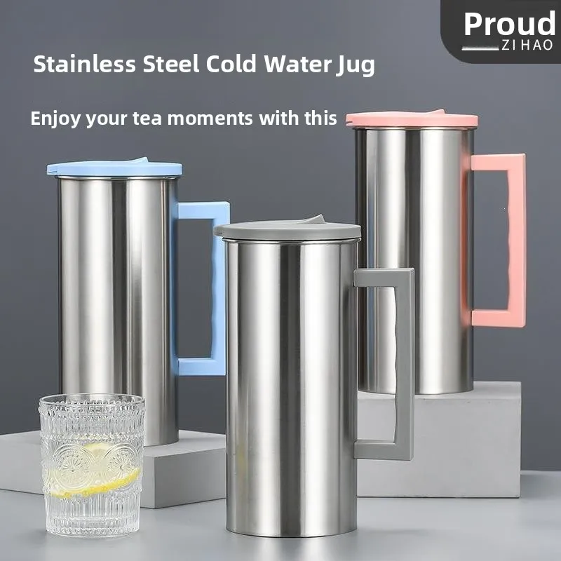 thickened-stainless-steel-cold-water-pot-flat-cover-large-capacity-restaurant-tea-pot-long-mouth-soup-pot-juice-cold-water-pot