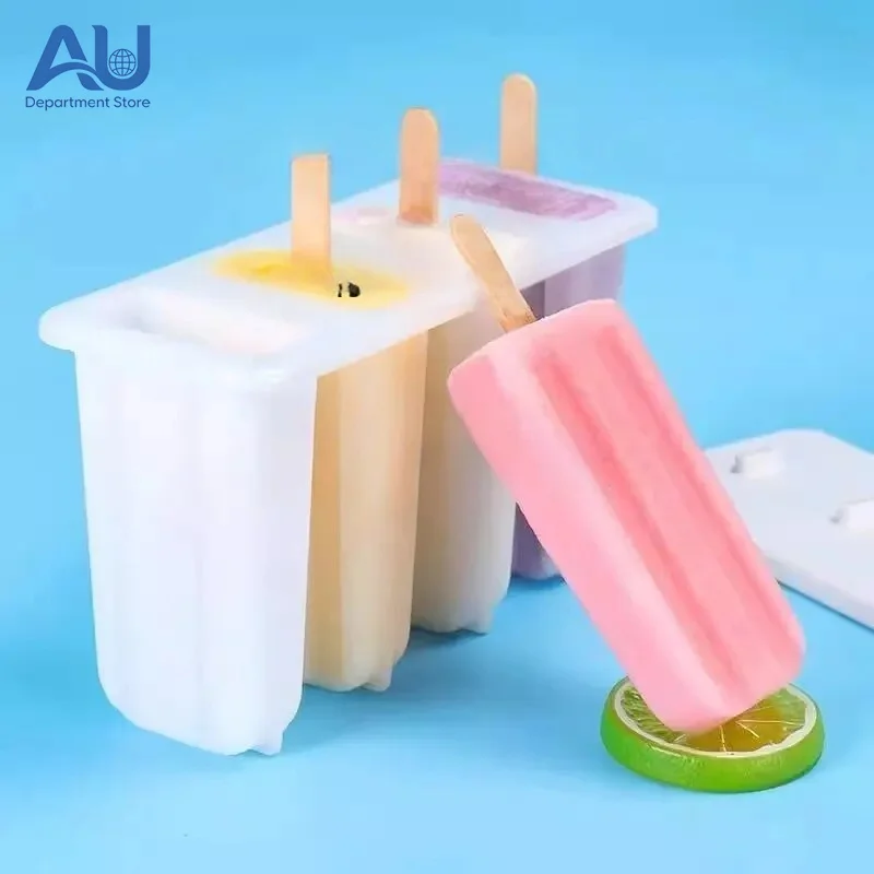 

Suitable for ice cream mold to make popsicles ice cream frozen cube box grid homemade household