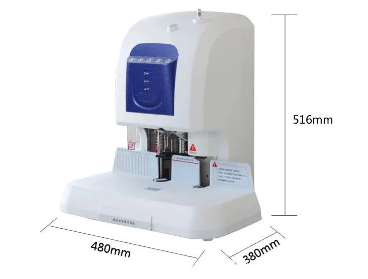 Premium Quality Currency Binders Auto Accounting Book Punching Binding Currency Binder Machine for Financial Office Use