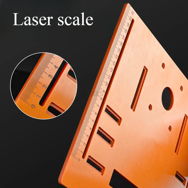 Hand Held Saw Base Plate Cutting Machine Base Woodworking Specialized Tools 45° Chamfer No Punching Required Cut Machine Parts