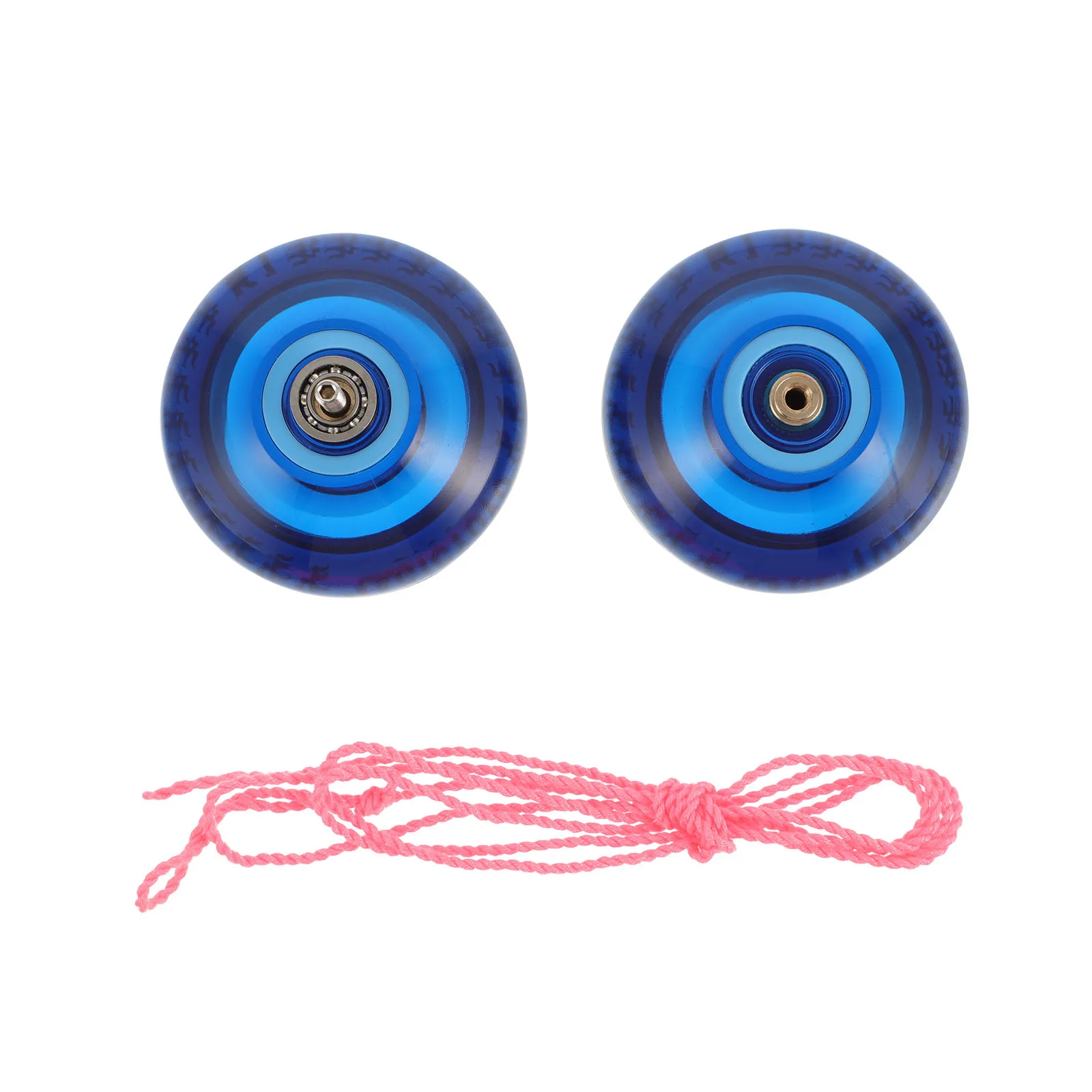 โยโย่เคลือบโลหะสำหรับเด็ก ปลอดภัย ขอบเรียบ ของเล่นเสริมทักษะ วัสดุรักษาสิ่งแวดล้อม โยโย่พลาสติกสำหรับผู้เริ่มต้น