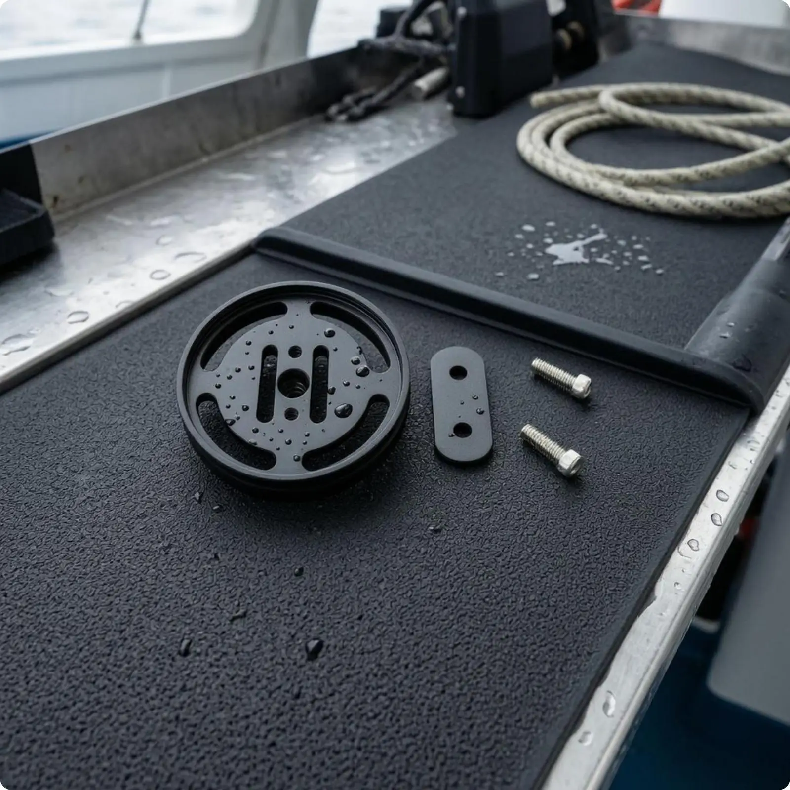 Underwater Photographic Lens Holder Metal Threaded Mounting Base Slotted Circular-Shaped Mount