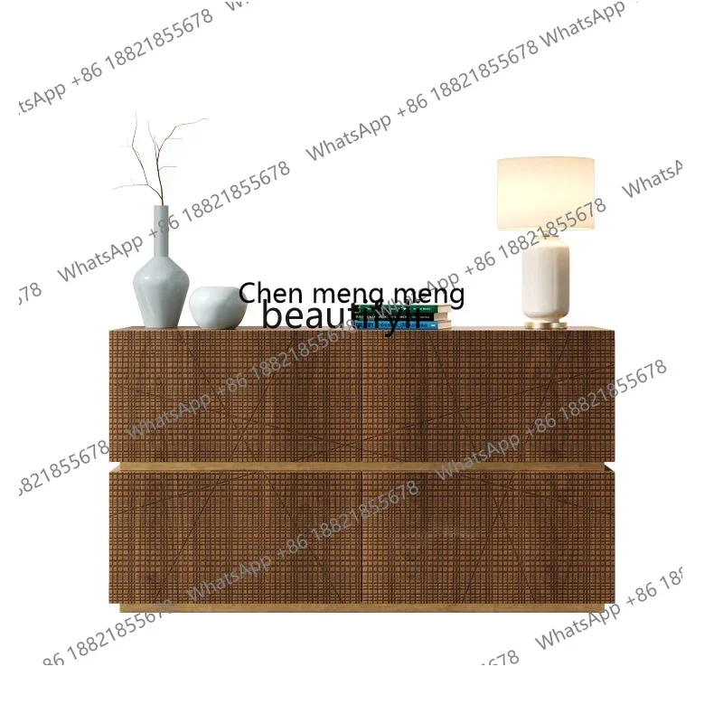 

Итальянский светлый роскошный сундук, декоративная веранда для хранения, резной ящик для хранения из цельного дерева, шкаф