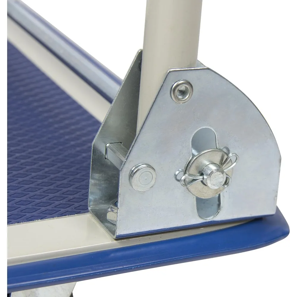 عربة منصة 330 رطل قابلة للطي دوللي قابلة للطي مستودع متحرك شاحنة يدوية