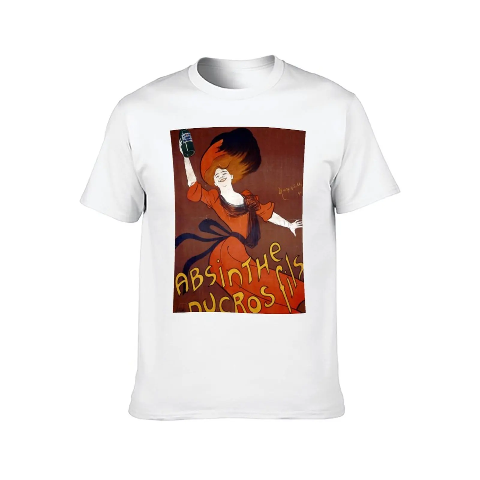 Vintage poster - Absinthe Ducros fils by Kappiello T-Shirt man t shirts for men man t shirts high quality luxury brand T-Shirt view 2