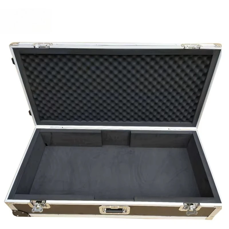 Portable Aluminum Guitar or Keyboard  Flight Case With Wheels