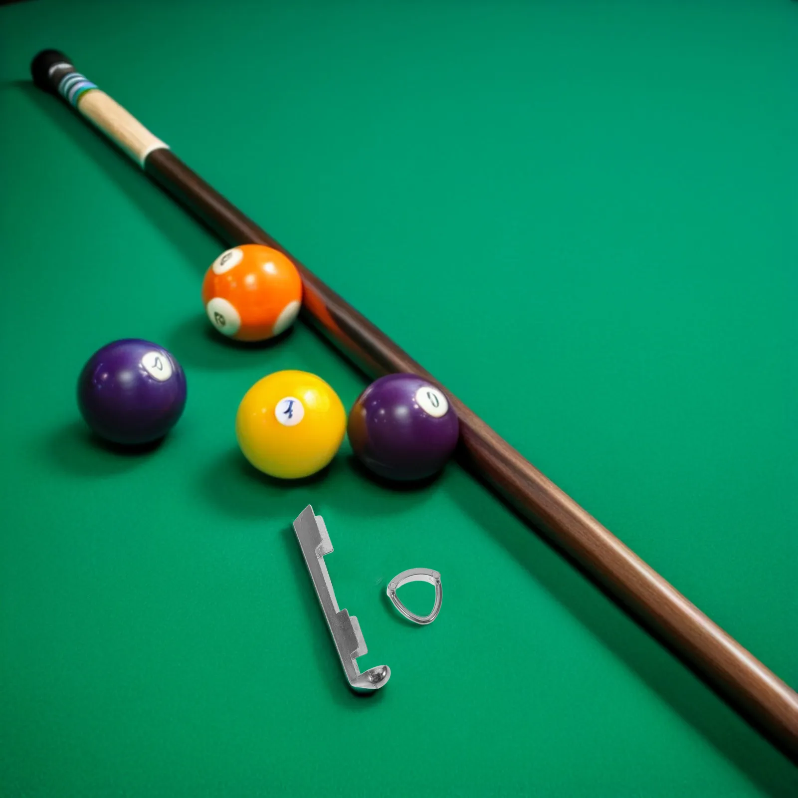 

3Pcs Cue Tip Press Tool - Stylish Silver Billiard Cue Repair Kit for Long-Term Accessories Performance Billiard Tip Repair Tool