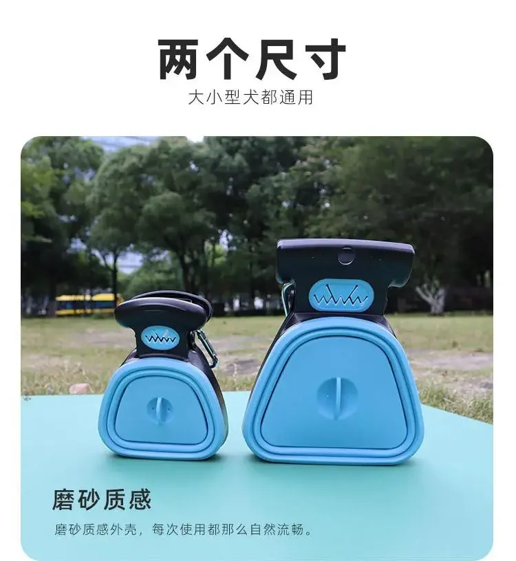 Dog Pet Travel Foldable Pooper Scooper Decomposable bags Poop Scoop Clean Pick Up Excreta Cleaner