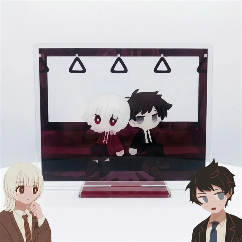Game Saihate Station Shion Tatsunami Haru Akinashi Cosplay Acrylic Stand Model Plate Figure Desktop Ornament Accessories Props