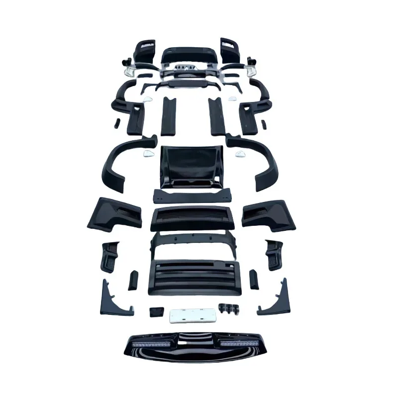 For Land Rover Defender 110 20-24 Lumma Wide Body Kit Front Lip Rear Bumper Hood