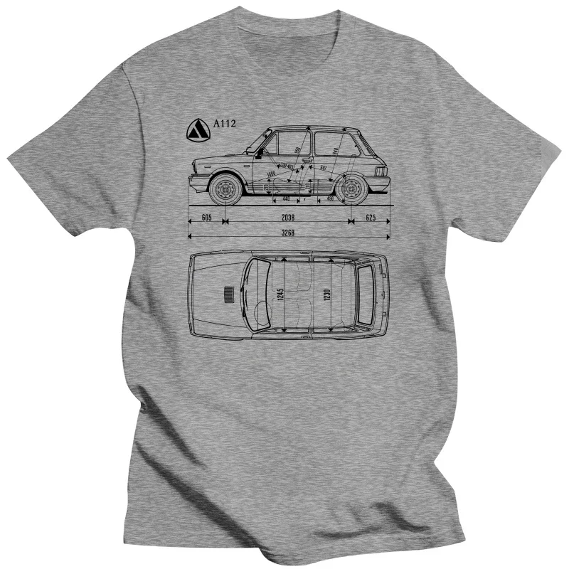 T-Shirt Auto DEpoca Autobianchi A112 Abarth Mito - Anni 70 S-5XL New 100% Cotton Short Sleeve O-Neck T-shirts Casual Mens Tops