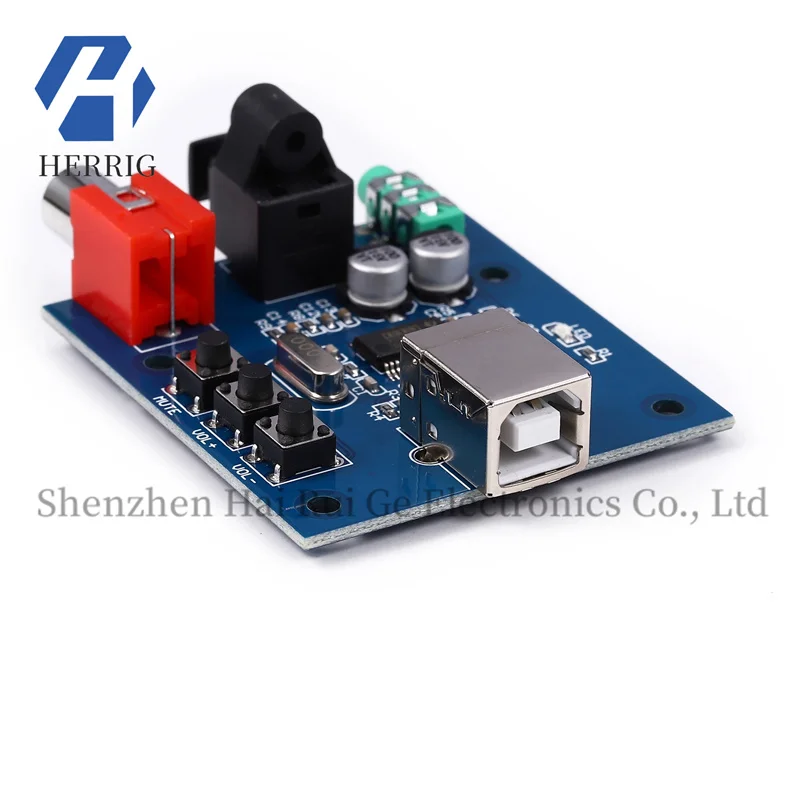 PCM2704 USB كارت الصوت DAC فك USB المدخلات المحورية الألياف HIFI كارت الصوت فك المتحمسين