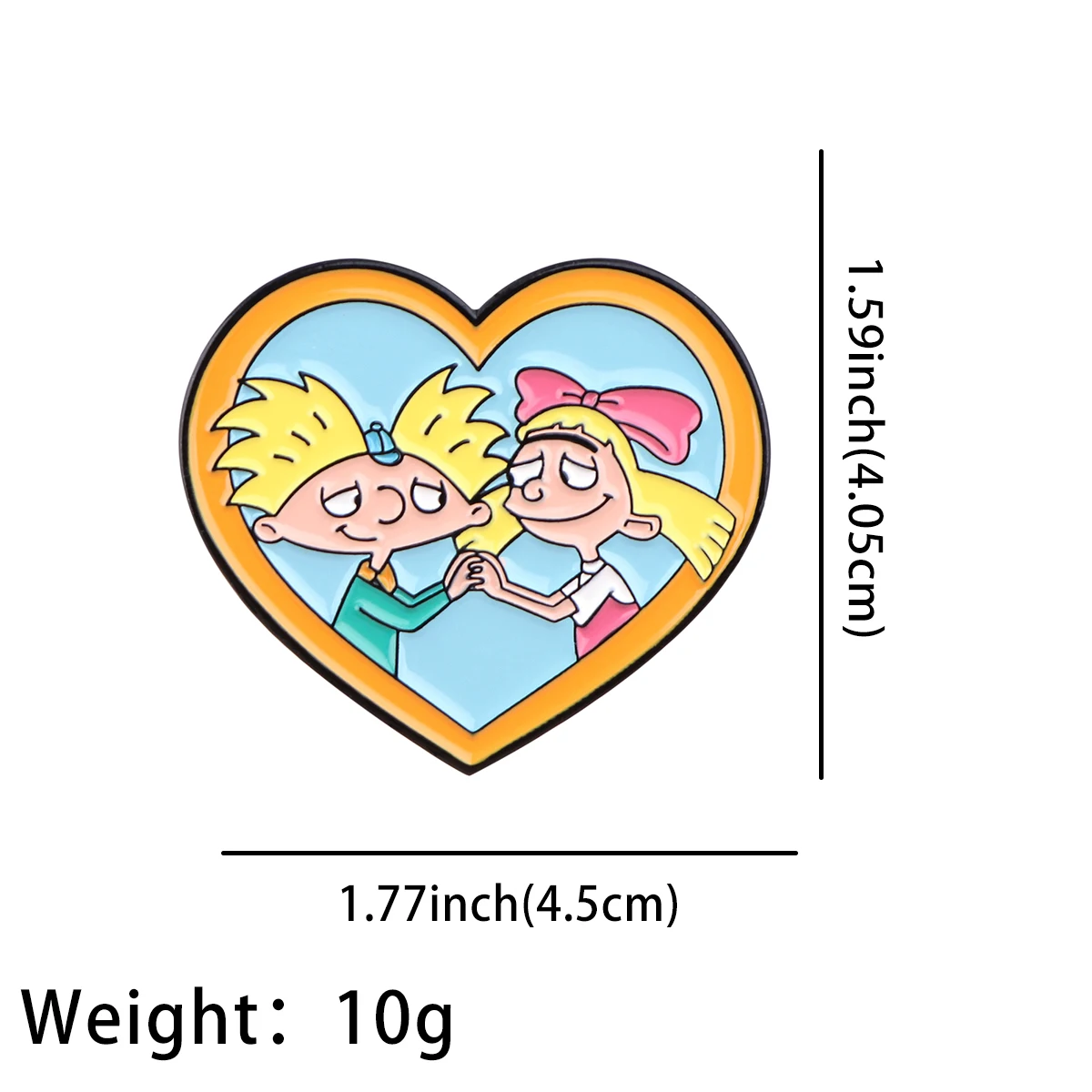 Cartoon Hey Arnold Beaver Enamel Pin Men Women\'s Brooches Lapel Pins for Backpack Metal Briefcase Badge Jewelry Accessories Gift