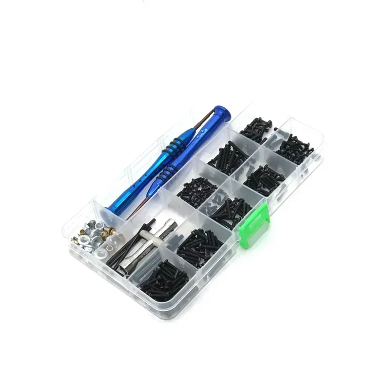 1 Juego de caja de herramientas de tornillo para 1/12 Wltoys 12423 12427 12428 12429 FY 1/12 todas las series RC herramienta de actualización de coche