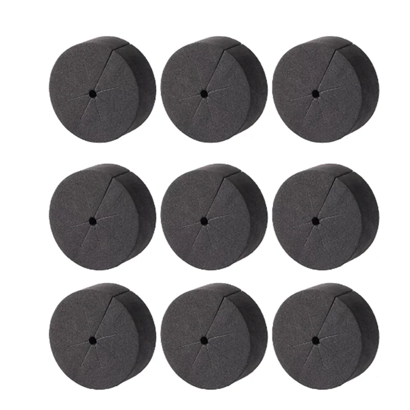 70Pcs Garden Clone Collars Neoprene Inserts Sponge Block for 2 Inch Net Pots Hydroponics Systems and Plants Root Sponge