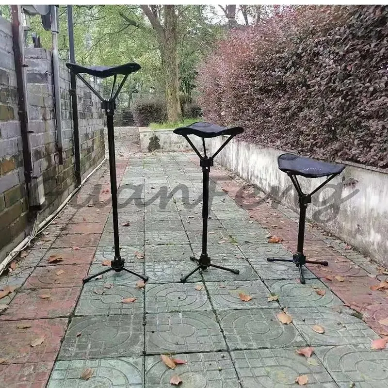 Aluminum Alloy Retractable Folding Stool Portable Queuing Fishing Metro Light Carry-on Seat