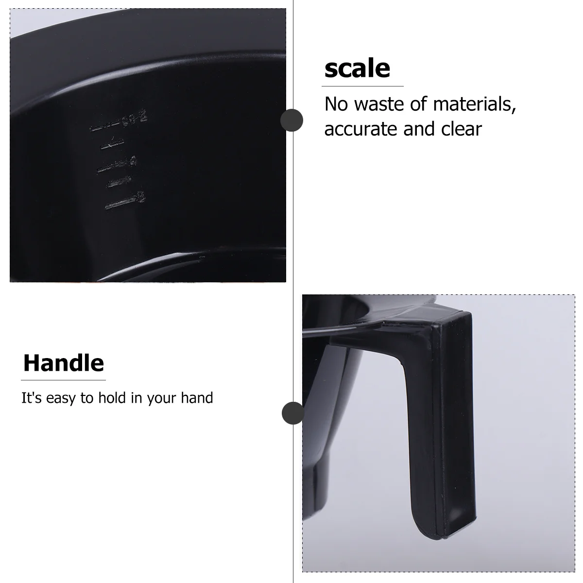 4 шт., набор принадлежностей для окрашивания волос, чаша для салонной краски, легко держать, моющаяся, многоразовая, идеально подходит для смешивания оттенков, чаша для краски для волос