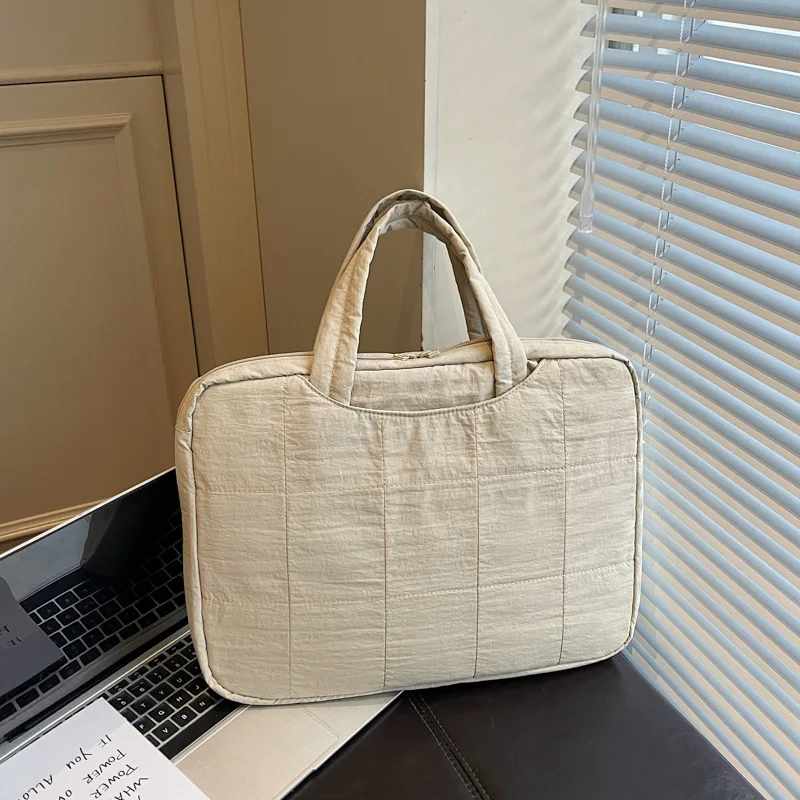 Korean-style new fresh and stylish laptop bag for female office workers commuting and carrying tabletsipadStorage handbag
