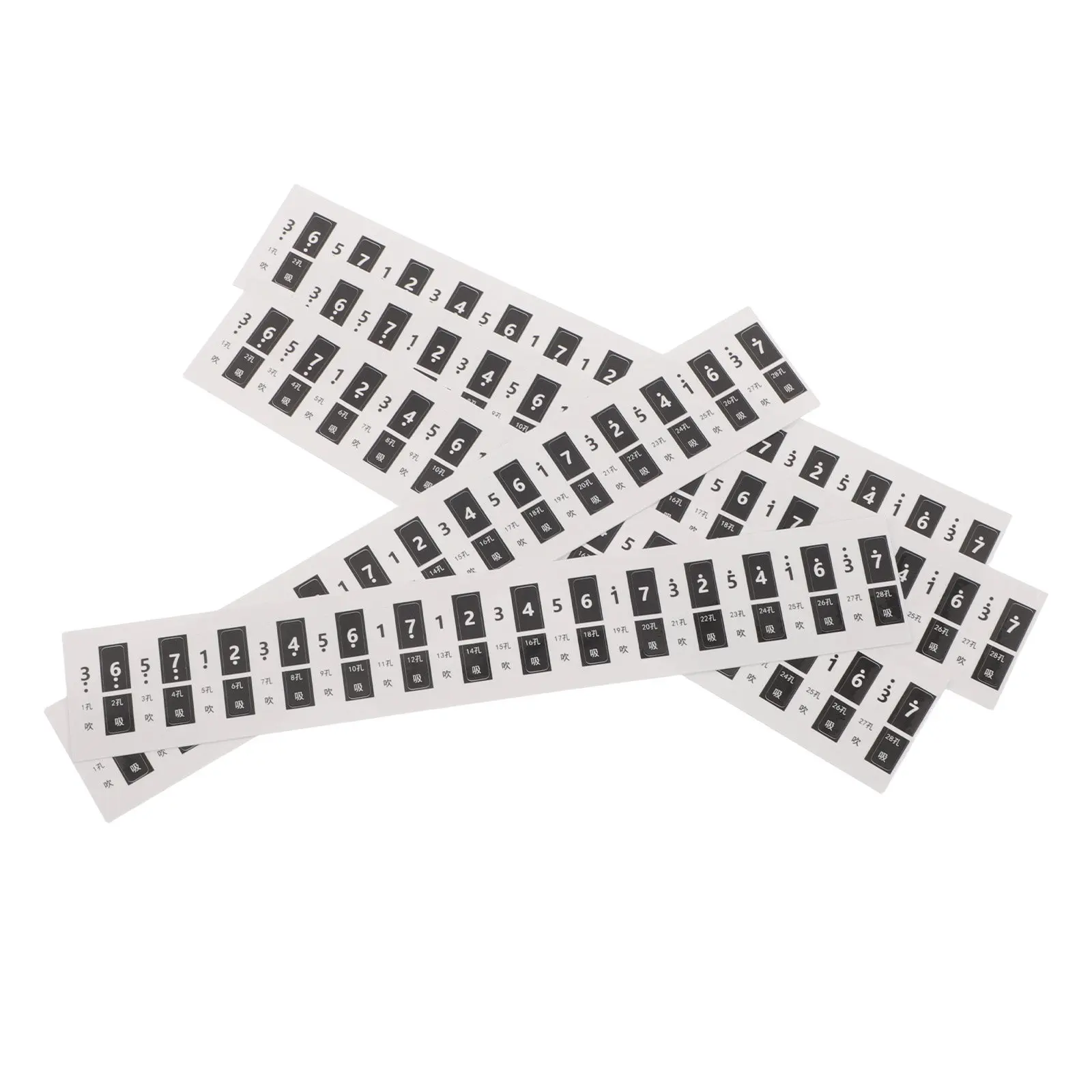 

Набор из 60 наклеек для губных гармошек: легко наклеиваемые, съемные нотные наклейки для 24- и 28-луночных губных гармошек в тональности C, для начинающих, для музыкальной гаммы