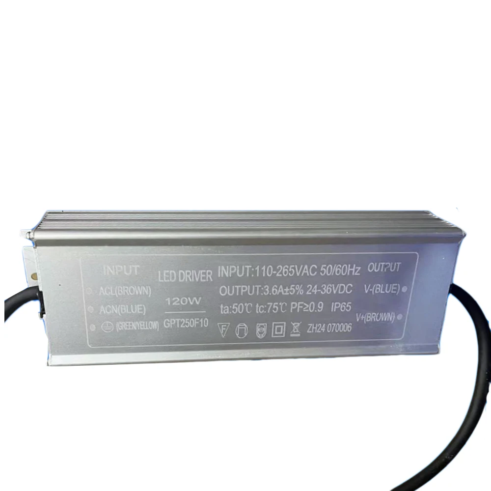120W Constant Current High Power Led Transformer Driver 36V 3.6A