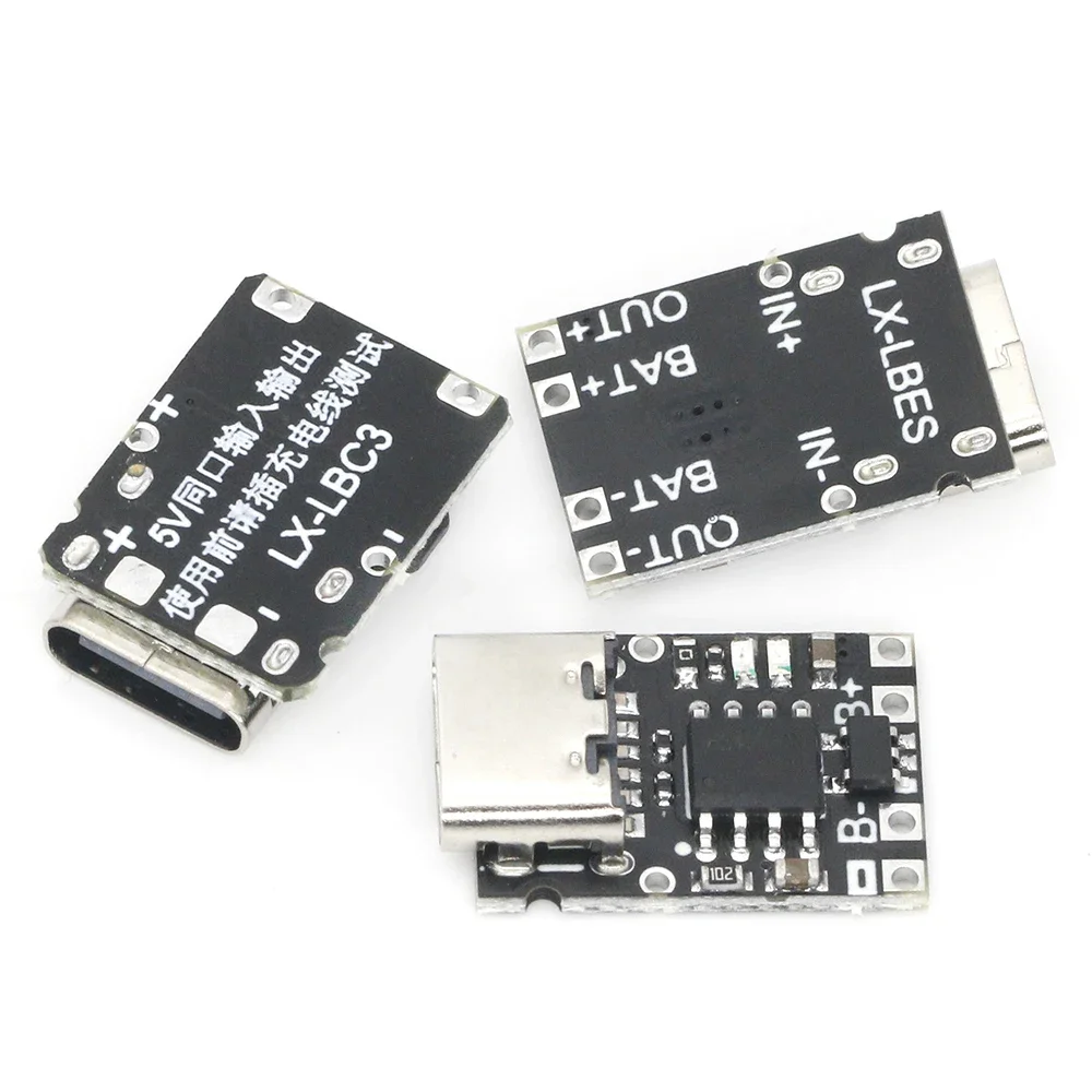 Módulo De Placa De Proteção De Carregamento De Bateria De Lítio, bateria De Polímero Sobre TP4056 Com Proteção De Temperatura, Tipo-C USB TP4057 1A