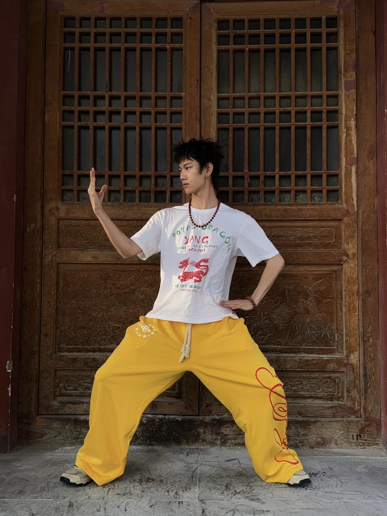 American Retro Men's Sporty Loose Casual Pants Diamond Embellished Straight Leg Comfortable Versatile Couple's Sweatpants